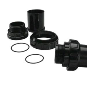 89280102B 1.5′′ Union Set (Black) with O-ring