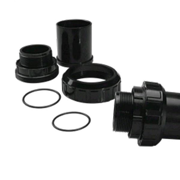 89280102B 1.5′′ Union Set (Black) with O-ring