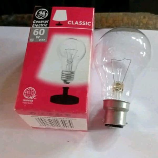 Bohlam GE B22 220V 60W