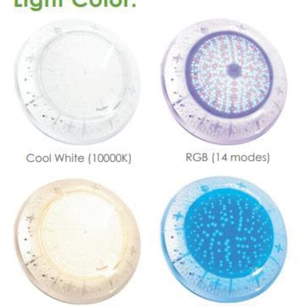 Emaux E-lumen 441 Cool White, Warm White, Blue Atau RGB - 12V 35W