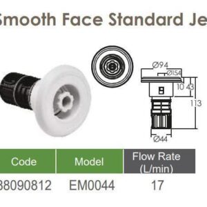 Fitting Spa Emaux Smooth Face (Standard Jet) EM0044